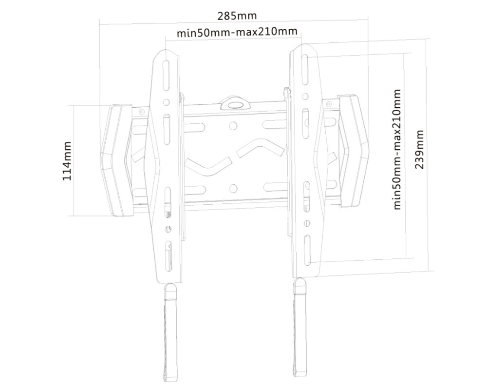 Стойка Neomounts Flat Screen Wall Mount (fixed 3