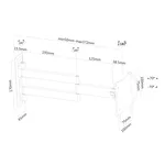 Стойка Neomounts Flat Screen Wall Mount (3 pivots & tiltable) 3