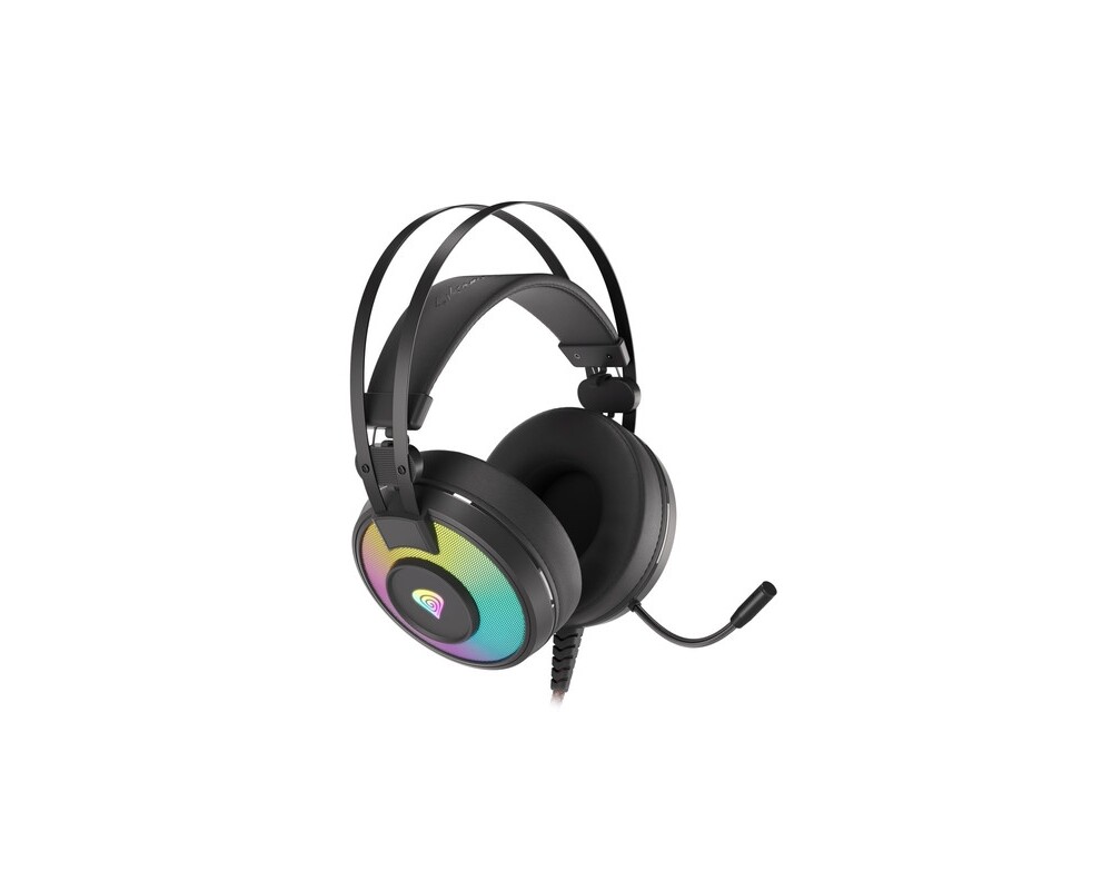Слушалки Genesis Headset Neon 600 With Microphone RGB Illumination Black 5