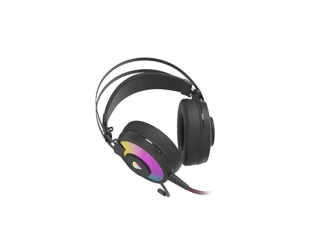Слушалки Genesis Headset Neon 600 With Microphone RGB Illumination Black 2