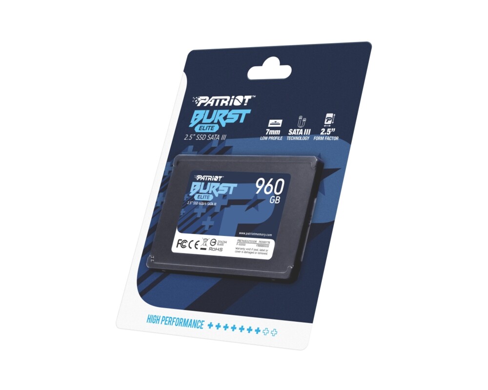 SSD Patriot Burst Elite 960GB SATA3 2.5 8