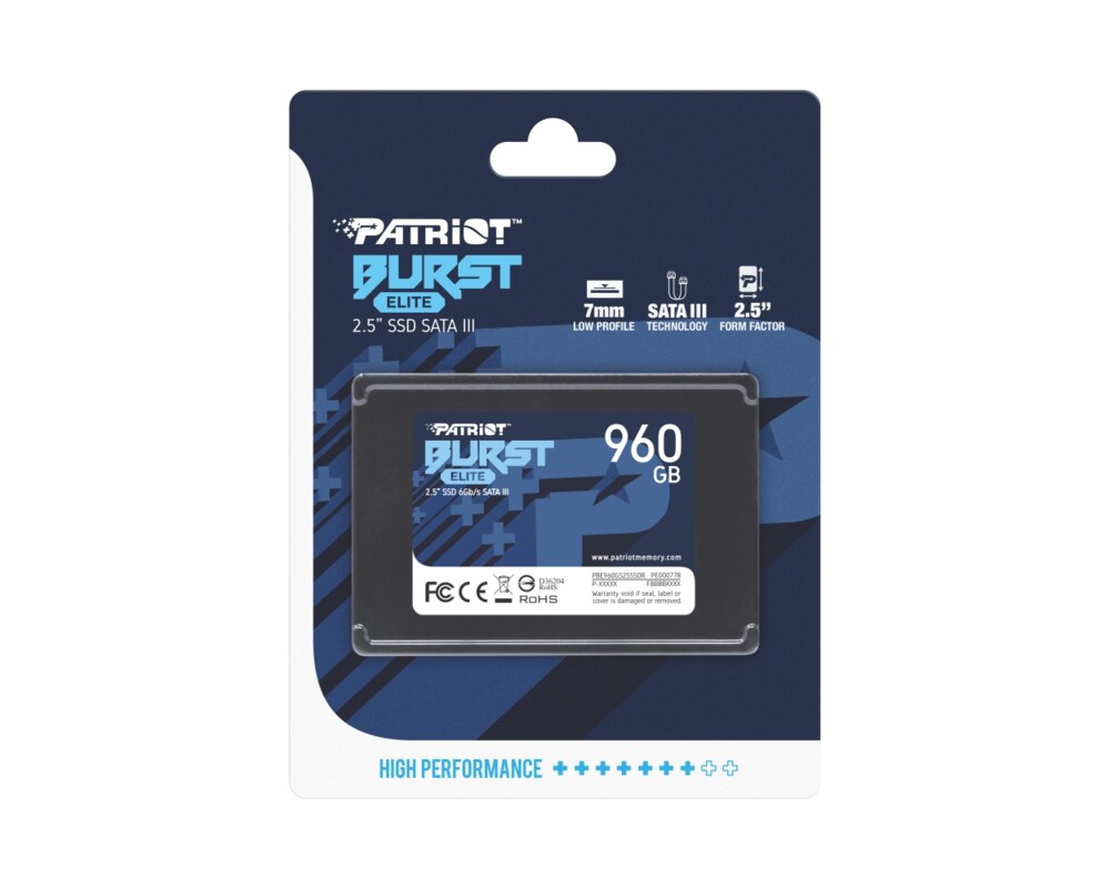 SSD Patriot Burst Elite 960GB SATA3 2.5 6