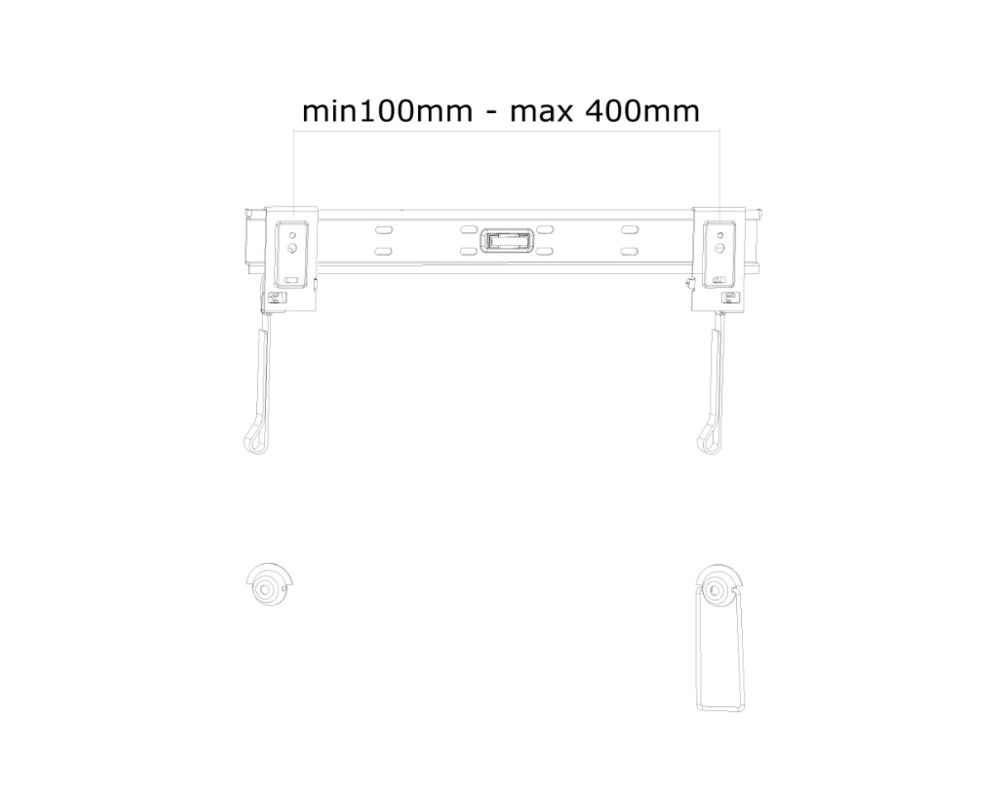 Стойка Neomounts Flat Screen Wall Mount (fixed 3