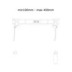 Стойка Neomounts Flat Screen Wall Mount (fixed 3