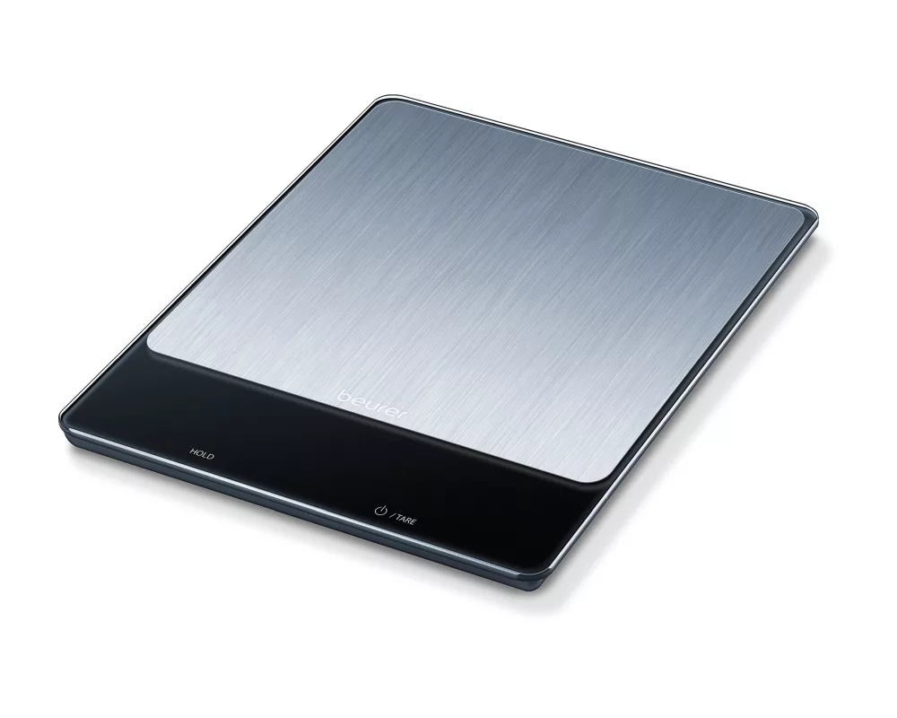 Смарт кантар Beurer KS 34 XL kitchen scale; Stainless steel weighing surface; Magic LED; 15 kg / 1 g 2