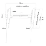 Стойка Neomounts Flat Screen Wall Mount (tiltable) 3