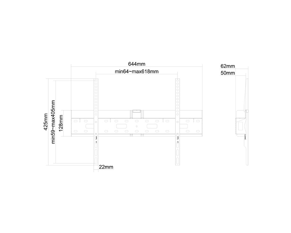 Стойка Neomounts Flat Screen Wall Mount (fixed) Incl. storage for Mediaplayer/Mini PC 3