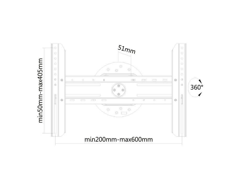 Стойка Neomounts Flat Screen Wall Mount (fixed) Portrait/landscape mode 3