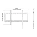 Стойка Neomounts Flat Screen Wall Mount - ideal for Large Format Displays (fixed) - 125KG 8