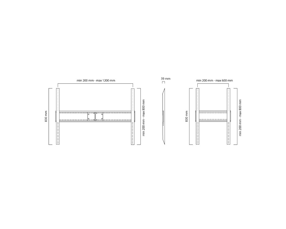 Стойка Neomounts Flat Screen Wall Mount - ideal for Large Format Displays (fixed) - 150 KG 3