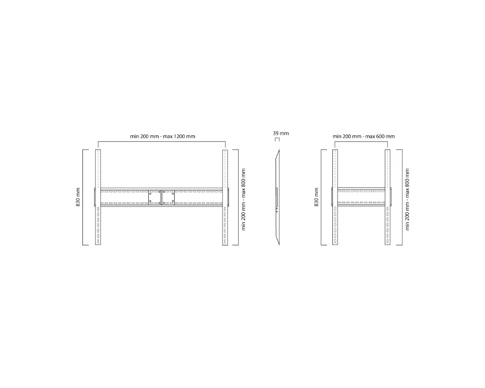 Стойка Neomounts Flat Screen Wall Mount - ideal for Large Format Displays (fixed) - 150 KG 3