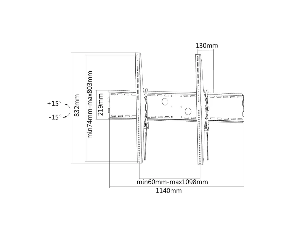 Стойка Neomounts Flat Screen Wall Mount - ideal for Large Format Displays (tiltable) 7