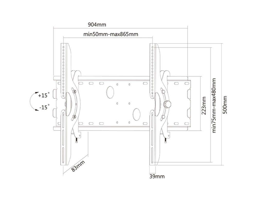 Стойка Neomounts Flat Screen Wall Mount (tiltable) 8