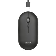  TRUST Puck Wireless & BT Rechargeable Mouse Black 197786 24059 на топ цена - PIC.bg
