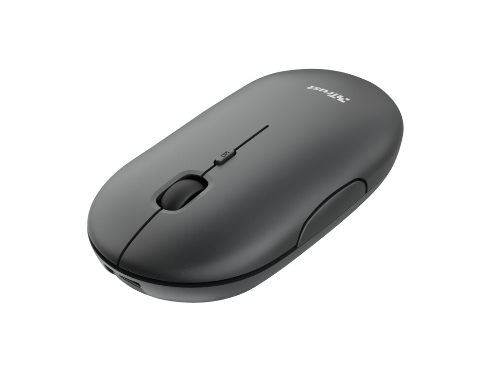Мишка TRUST Puck Wireless & BT Rechargeable Mouse Black 3