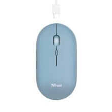  TRUST Puck Wireless & BT Rechargeable Mouse Blue 197787 24126 на топ цена - PIC.bg
