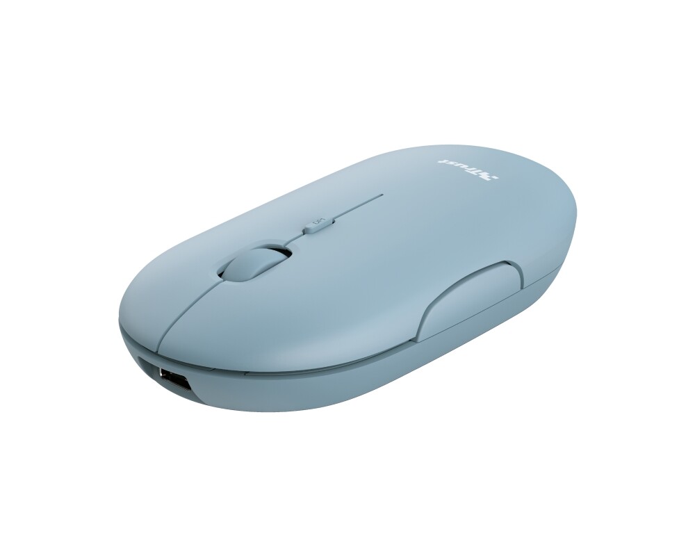 Мишка TRUST Puck Wireless & BT Rechargeable Mouse Blue 2