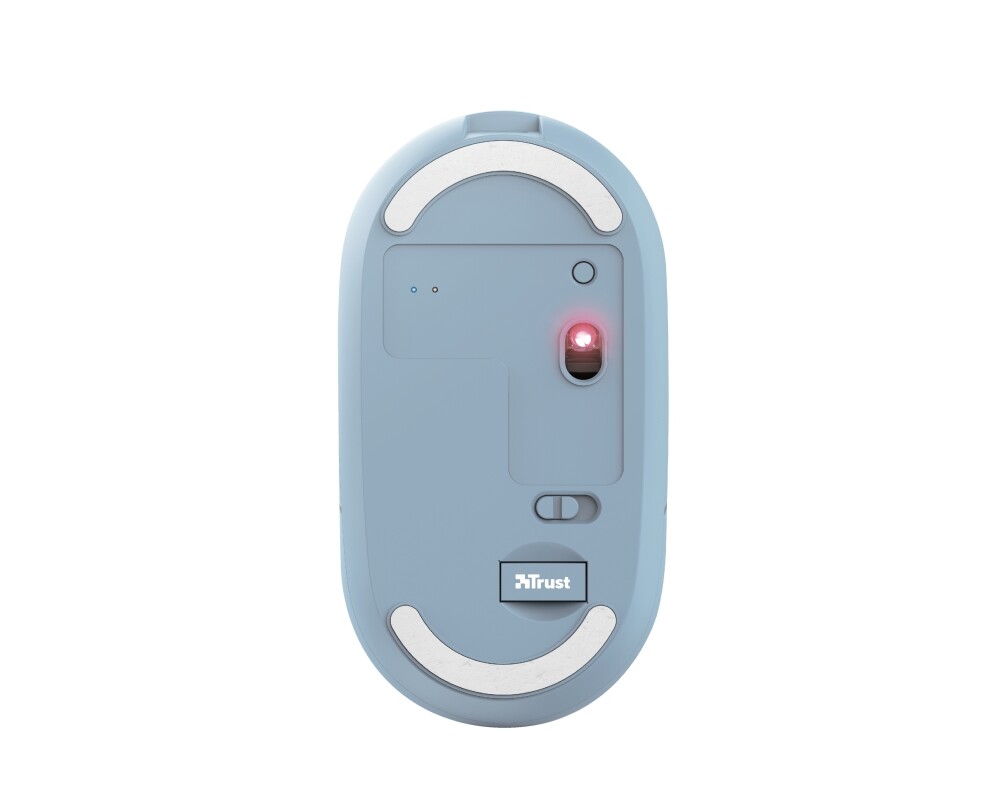 Мишка TRUST Puck Wireless & BT Rechargeable Mouse Blue 5