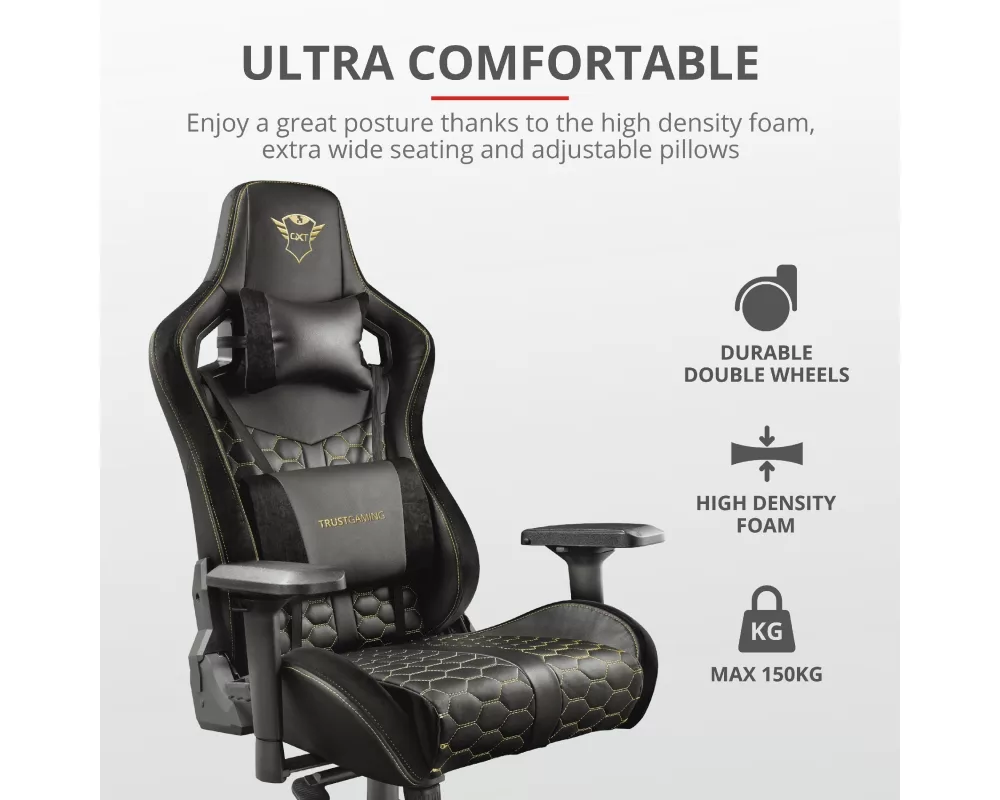 Геймърски стол TRUST GXT 712 Resto Pro Gaming Chair 10