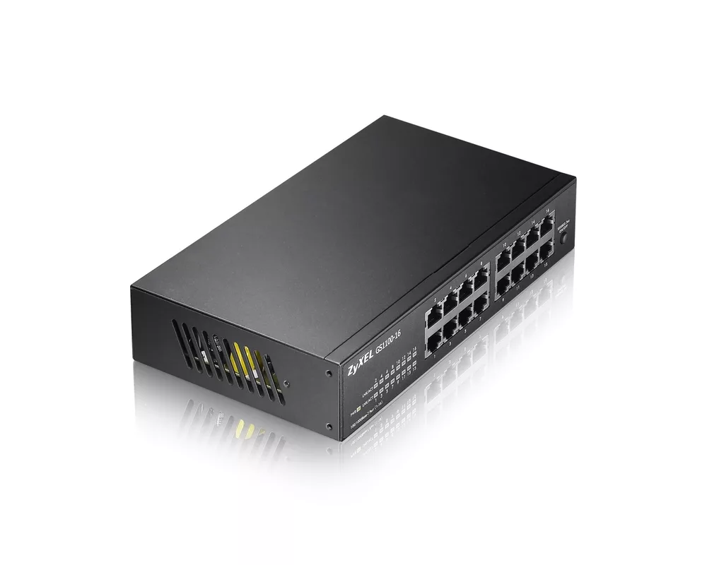Switch (Комутатор) ZyXEL GS1100-16 v3 16-port Gigabit Unmanaged Switch 2