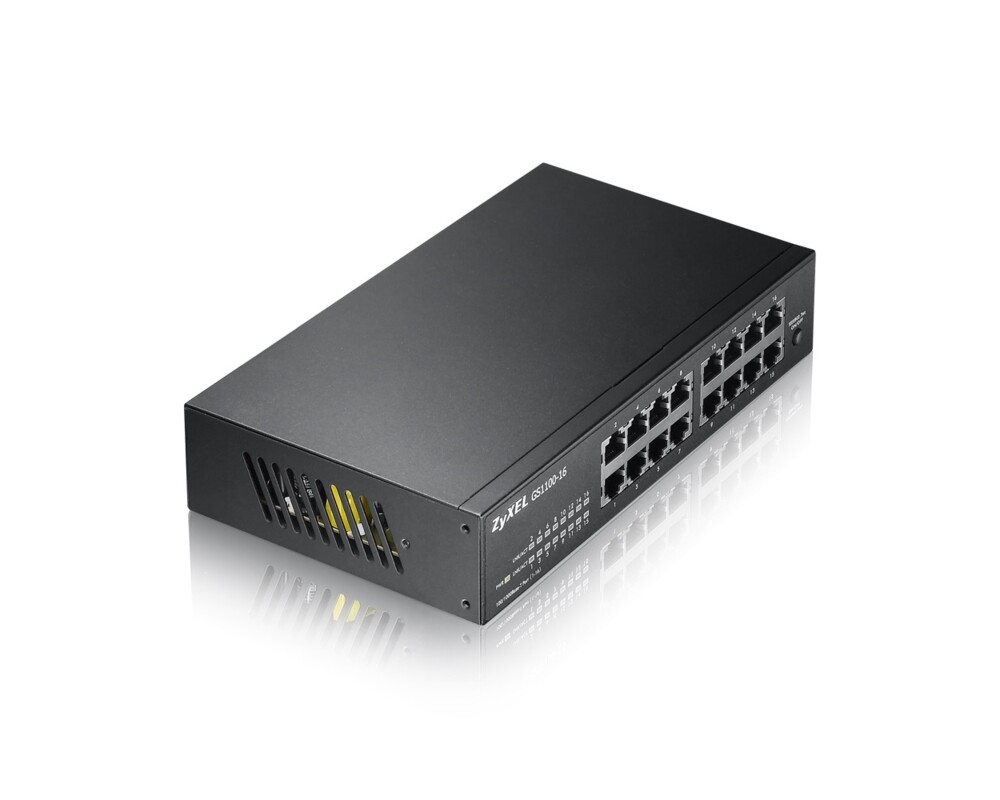 Switch (Комутатор) ZyXEL GS1100-16 v3 16-port Gigabit Unmanaged Switch 2