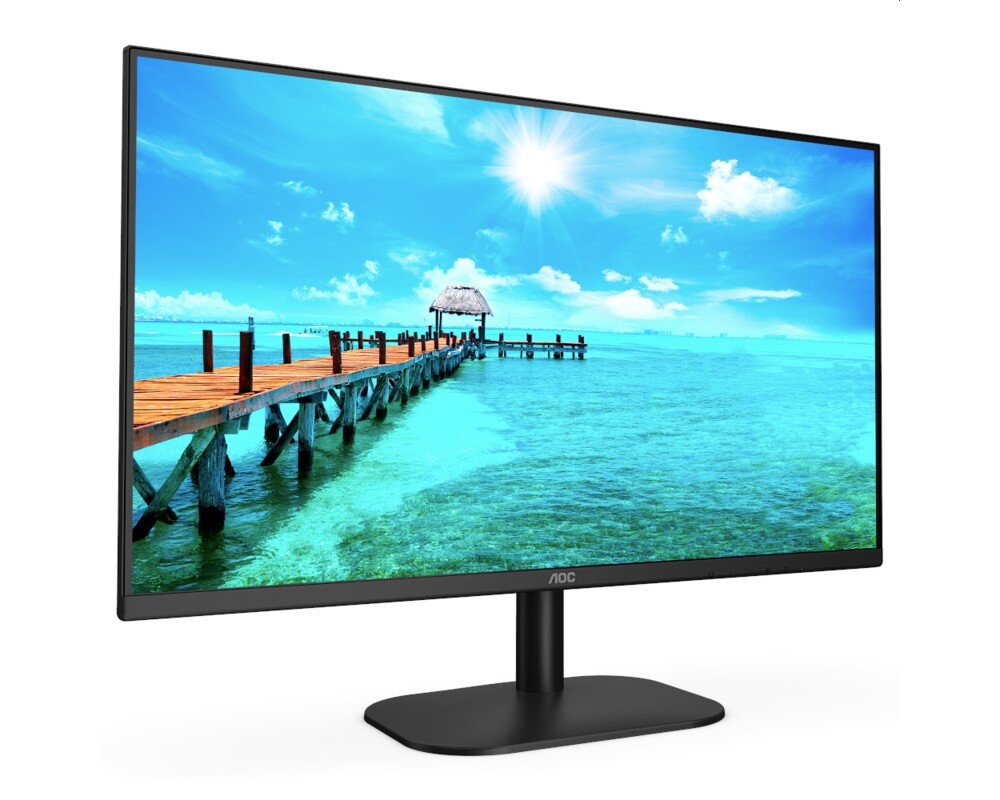 Монитор AOC 24B2XD 23.8inch IPS FHD 1920x1080 16:9 250nits 75Hz 1000:1 4ms VGA DVI Black Cable included 2
