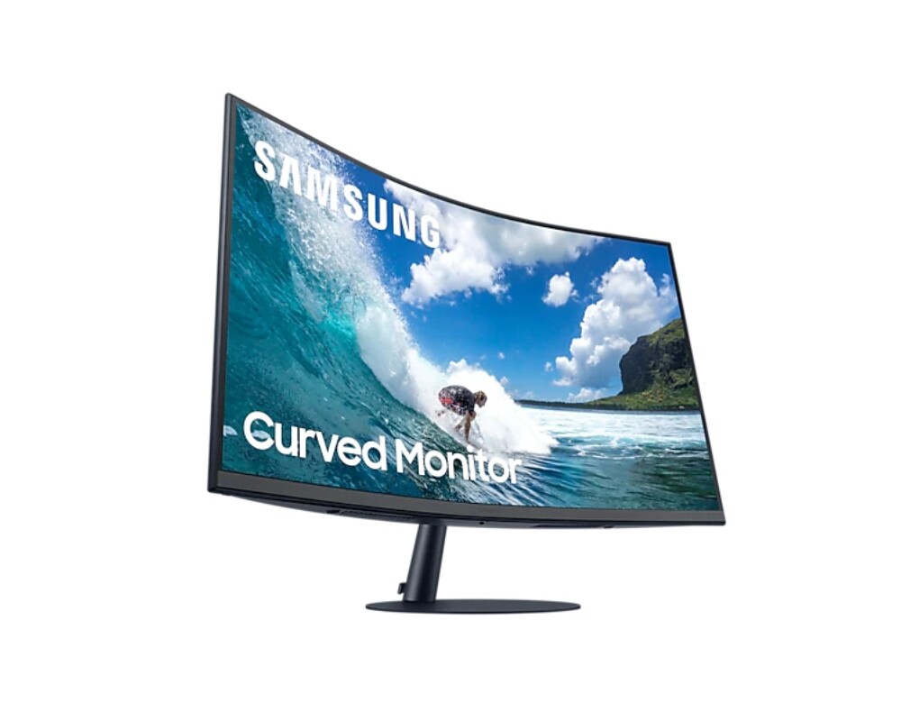 Монитор SAMSUNG LC27T550FDRXEN 27inch Curved FHD 1920x1080 16:9 3000:1 DP HDMI VGA Audio 4