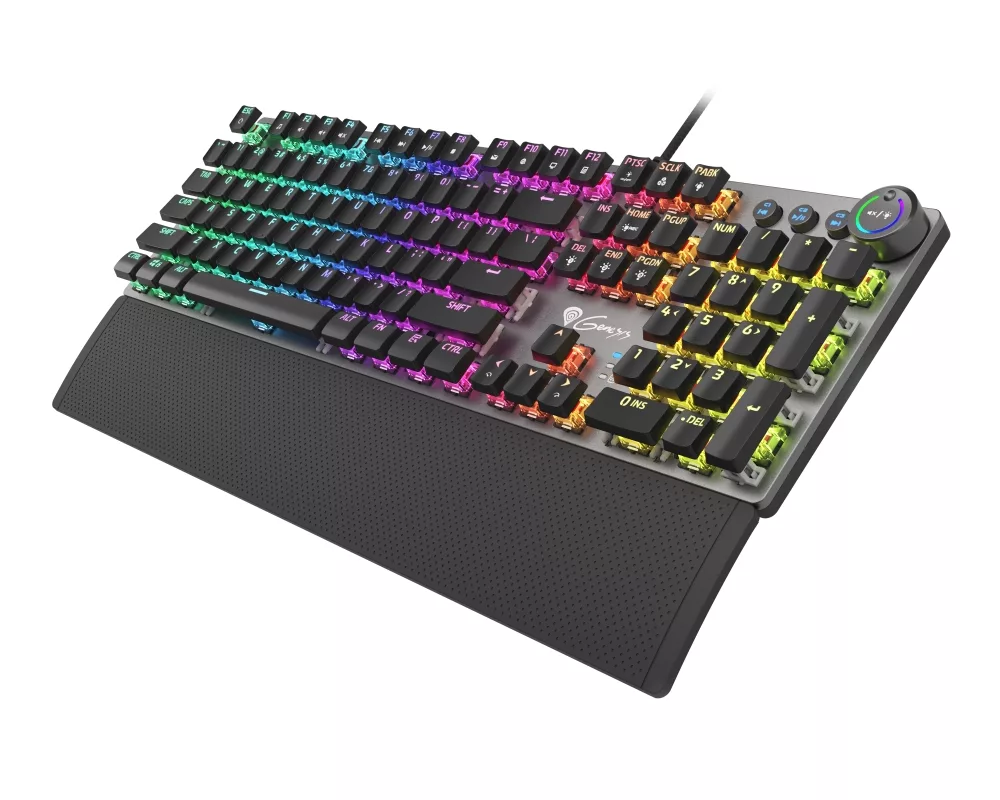 Клавиатура Genesis Mechanical Gaming Keyboard Thor 400 RGB Backlight Red Switch US Layout Software 4