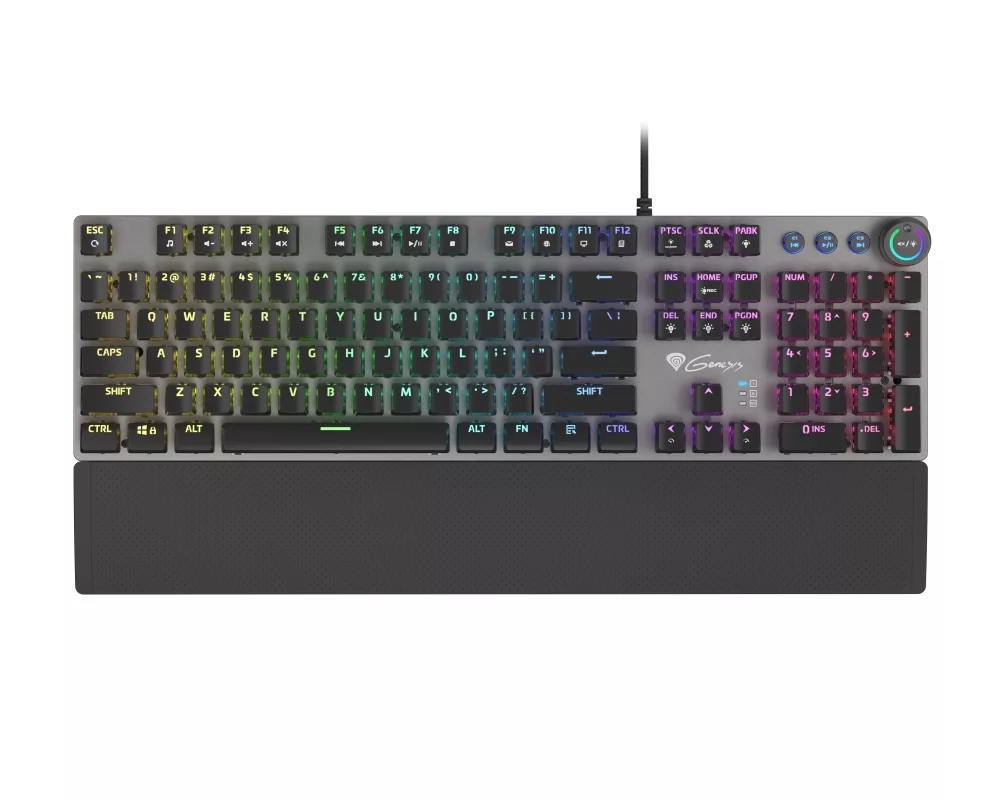 Клавиатура Genesis Mechanical Gaming Keyboard Thor 400 RGB Backlight Red Switch US Layout Software 2