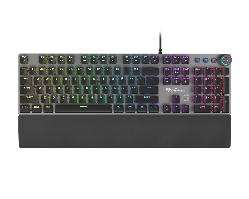 Клавиатура Genesis Mechanical Gaming Keyboard Thor 401 RGB Backlight Brown Switch US Layout Software 2
