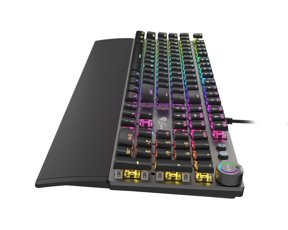 Клавиатура Genesis Mechanical Gaming Keyboard Thor 401 RGB Backlight Brown Switch US Layout Software 3
