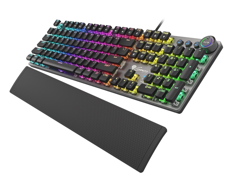 Клавиатура Genesis Mechanical Gaming Keyboard Thor 401 RGB Backlight Brown Switch US Layout Software 5