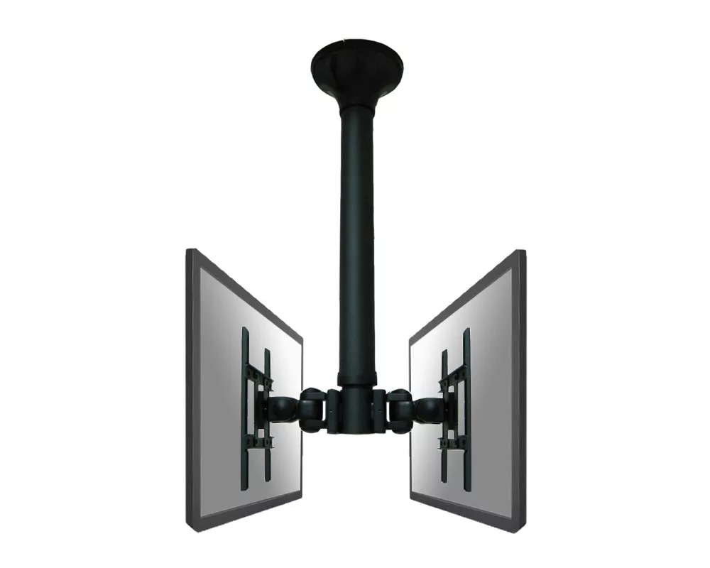 Стойка Neomounts Flat Screen Ceiling Mount (Height: 64-105 cm) for 2 Monitor Screens 2