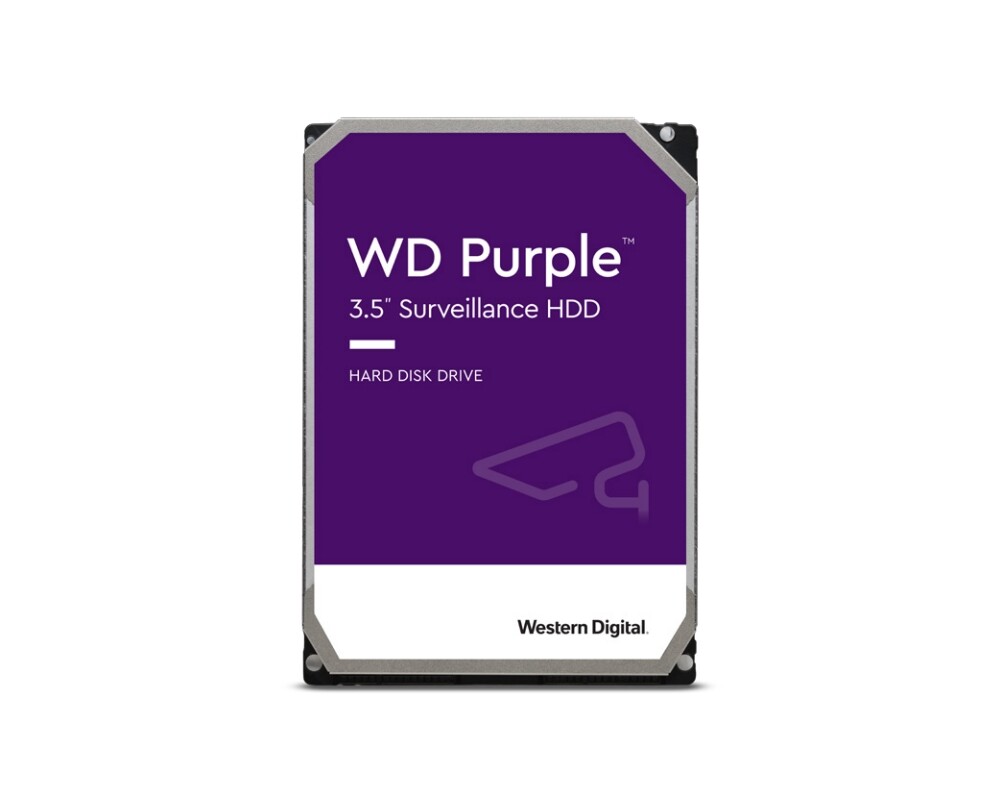 Твърд диск WD Purple Surveillance, 3.5", 8TB, SATA 3, 5640rpm, 128MB 2