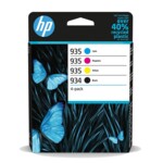 <span>Мастило</span> HP 1LB 934 Black 935 CMY Ink Cartridge 4-Pack <span class='catalog-num-in-name'>6ZC72AE</span> - 