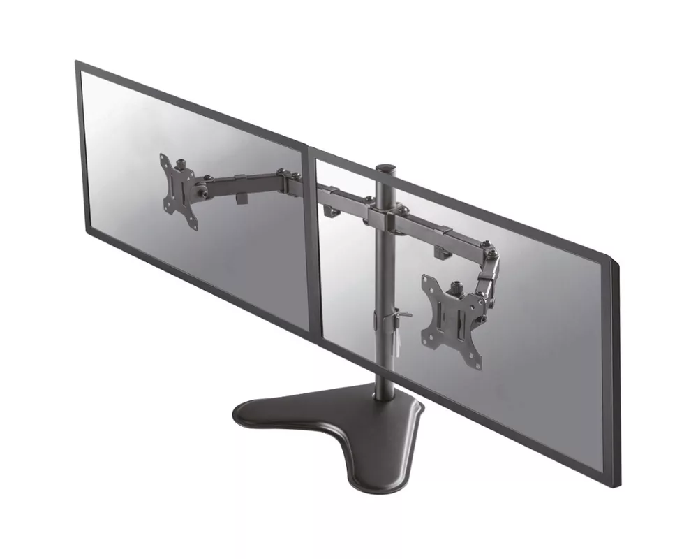 Стойка Neomounts Flat Screen Desk Mount (stand) for 2 Monitor Screens 2