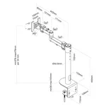 Стойка Neomounts Flat Screen Desk Mount (clamp) 3