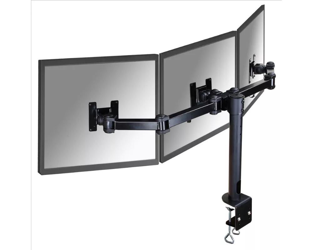 Стойка Neomounts by NewStar Flat Screen Desk Mount (clamp) for 3 Monitor Screens 2
