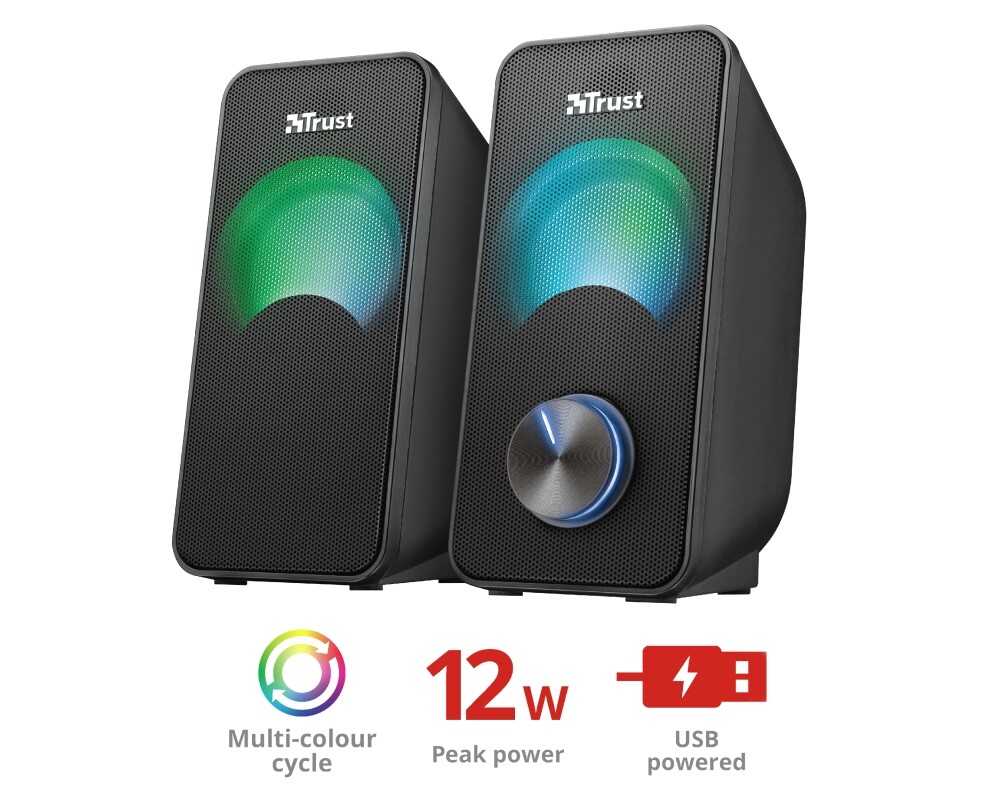 Тонколони TRUST Arys Compact 2.0 Speaker RGB 3