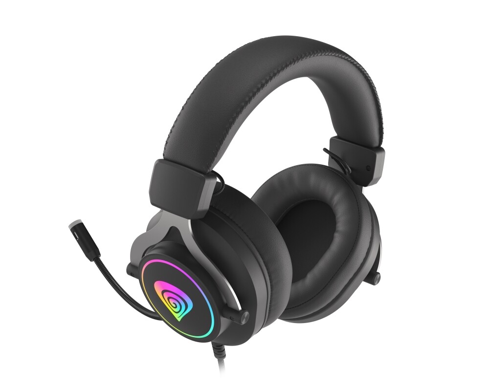Слушалки Genesis Gaming Headset Neon 750 With Microphone RGB Illumination Black 4