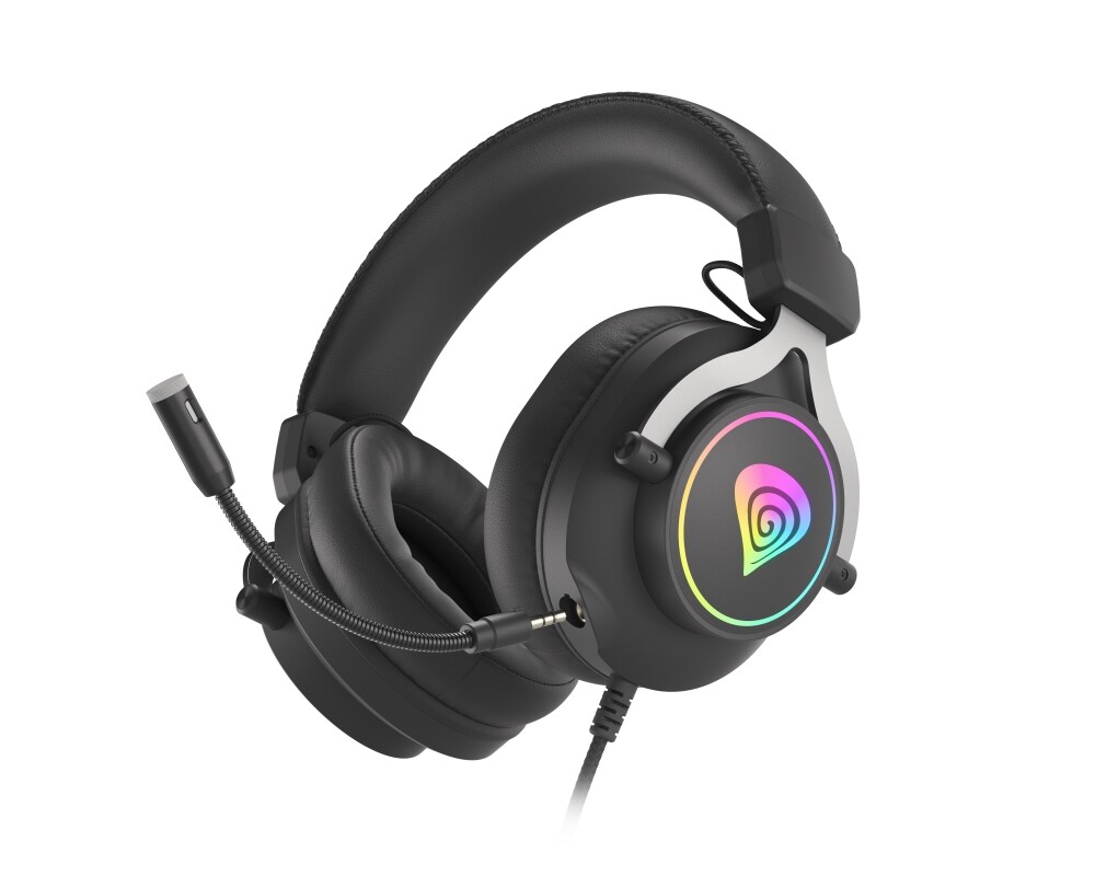 Слушалки Genesis Gaming Headset Neon 750 With Microphone RGB Illumination Black 3