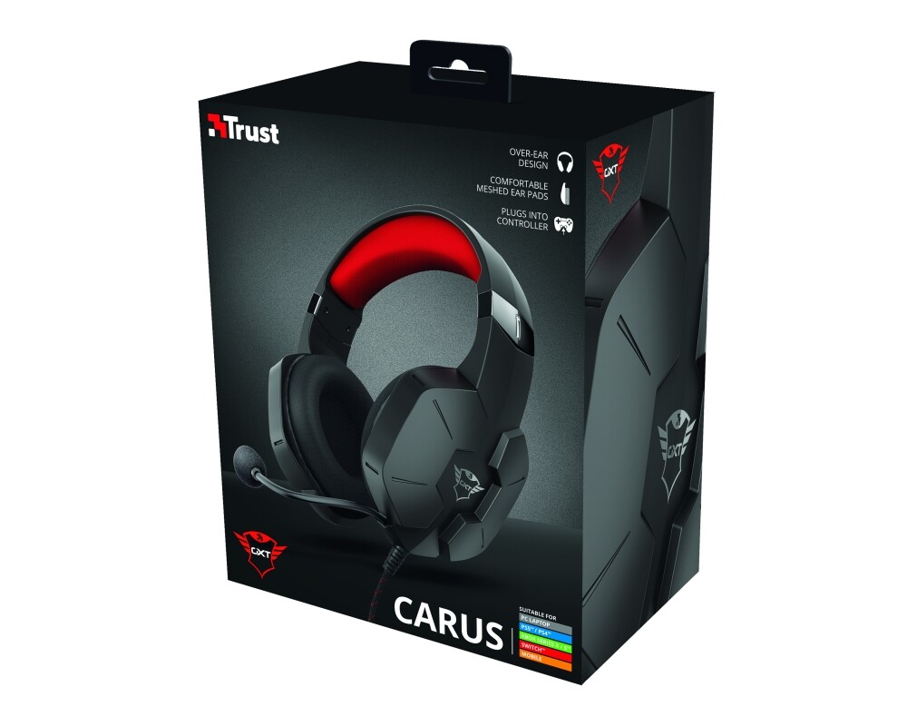 Слушалки TRUST GXT 323 Carus Gaming Headset 11