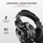 Слушалки TRUST GXT 323K Carus Gaming Headset Black Camo 9