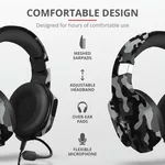 Слушалки TRUST GXT 323K Carus Gaming Headset Black Camo 10