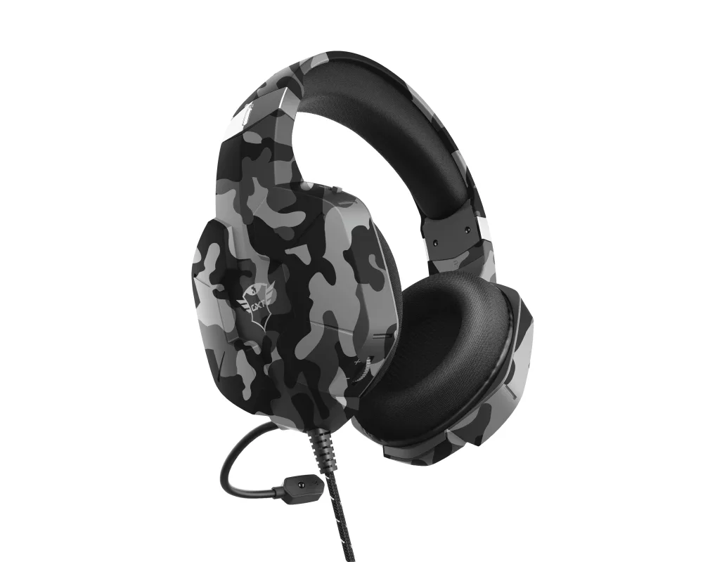 Слушалки TRUST GXT 323K Carus Gaming Headset Black Camo 6