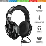 Слушалки TRUST GXT 323K Carus Gaming Headset Black Camo 8