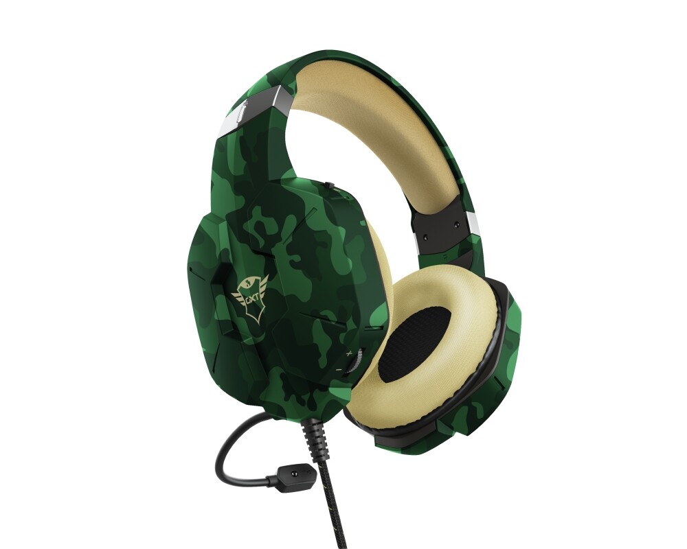 Слушалки TRUST GXT 323C Carus Gaming Headset Jungle Camo 6