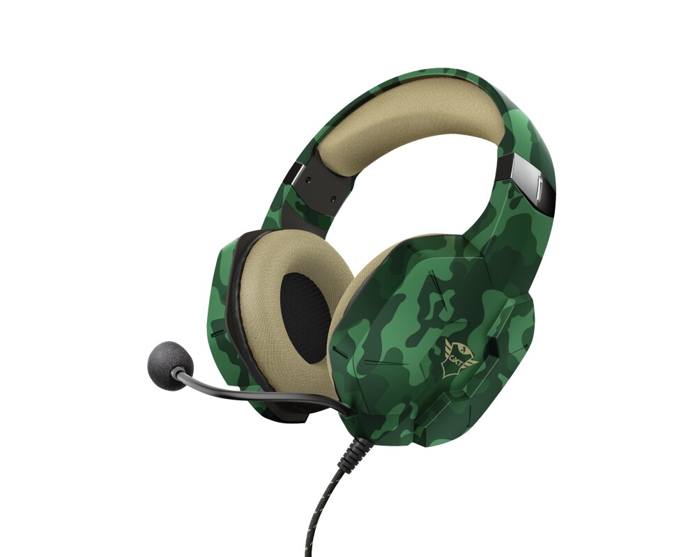 Слушалки TRUST GXT 323C Carus Gaming Headset Jungle Camo 3