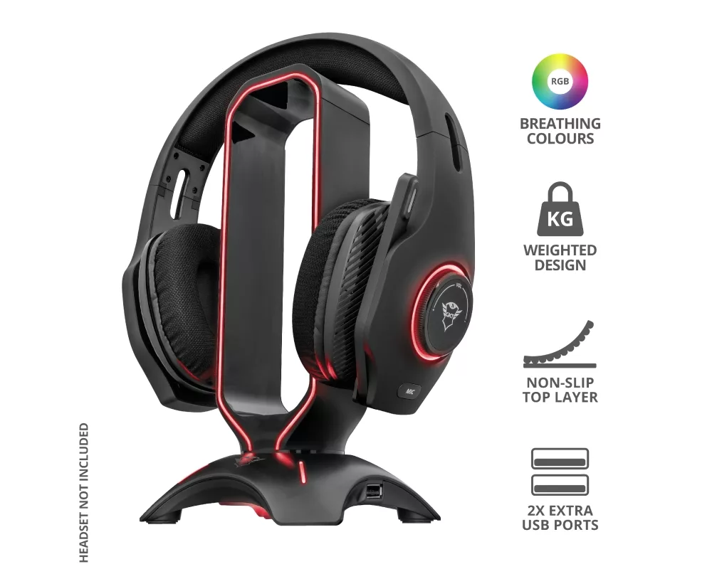 Стойка TRUST GXT 265 Cintar RGB Headset Stand 4