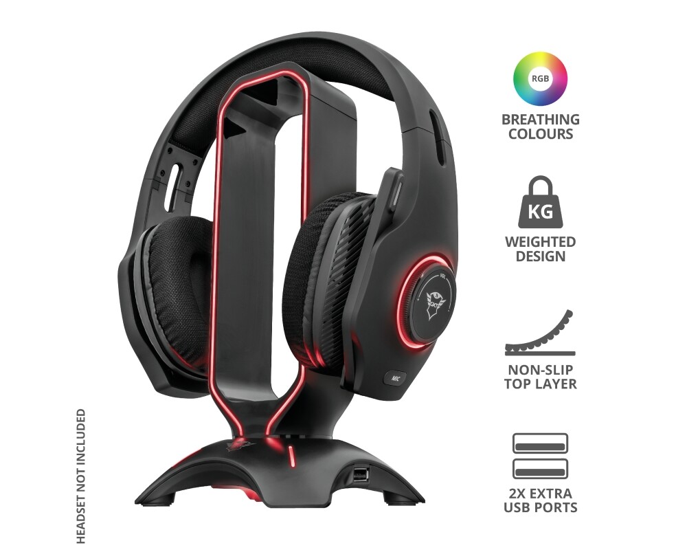 Стойка TRUST GXT 265 Cintar RGB Headset Stand 4